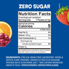 Juicy Mixes Snapple Fruit Punch Powder Drink Mix stick in water for easy hydration.