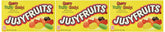 JujyFruits chewy fruity candy box shows a convenient 5 oz pack perfect for on-the-go snacking.