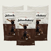 Julian Bakery ProGranola Chocolate bowl with spoon for a high protein breakfast.