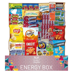 Jumbo Jumble snack box outer packaging highlights giftable variety for any occasion.