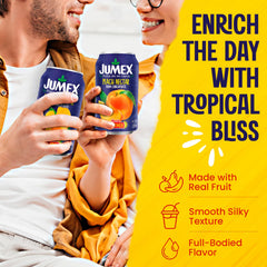 Jumex Mango Nectar pour highlights fresh, ready-to-mix flavor for cocktails or smoothies.