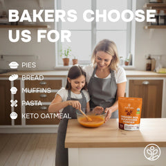 Jungle Powders Sea Buckthorn Powder Bowl adds rich color to breakfast bowls.