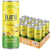 JUNI sparkling drink ashwagandha-lemonade-iced-tea can for focused daytime refreshment.