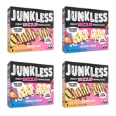 JUNKLESS Drizzled Birthday Cake bar pack shot, perfect for grab-and-go school lunches