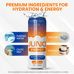 JUNO ENERGY Celtic salt and minerals support hydration.