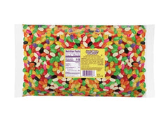 Just Born Jelly Beans in a 5lb bag with assorted colors and flavors.