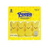 Just Born Peeps yellow bunny candy close-up, ideal Easter basket delight