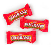 Just Candy 100 Grand bag, convenient on-the-go Halloween treat option.