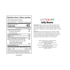 Just Candy green apple jelly beans bulk display for party favors and tables.