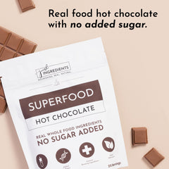 Cinnamon and turmeric spices blend in Just Ingredients hot chocolate for warmth