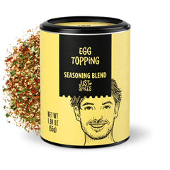 Just Spices Egg Topping with crunchy sesame on eggs for texture