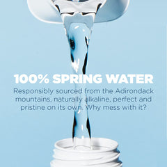 JUST Water plant-based bottle material emphasizes sustainable packaging.