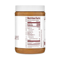 Justins Butter Peanut Crunchy spread on toast, a quick breakfast option.