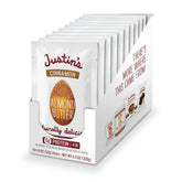 Justin's Cinnamon Almond Butter squeeze pack front view for on-the-go snacking.