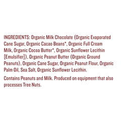 Gluten-free and non-GMO labeling on Justin's peanut butter cups.