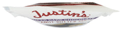 Justins Organic cups reveal peanut butter center and rich chocolate, a comforting treat