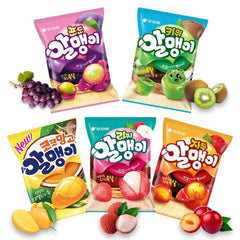 K-Herb Korean Fruit Jelly Candy assorted pack, ideal for on-the-go snacking.