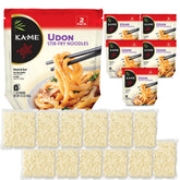 KA-ME Udon noodles steaming in a bowl for a quick hot meal