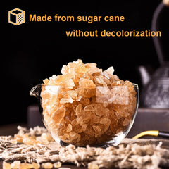 KachiKachi Yellow Rock Sugar grains melting quickly in a sauce.