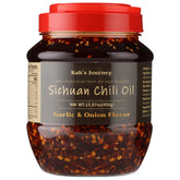 Kah's Journey Chili Oil drizzle over noodles for bold flavor.