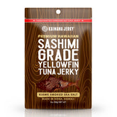 Kaimana Ahi Tuna Jerky Kiawe Smoked Sea Salt 2oz: savory, protein-rich snack for on-the-go.