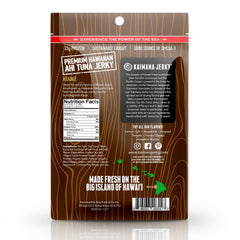 Kaimana Ahi Tuna Jerky Protein-Packed 23g: fuels workouts and busy days.