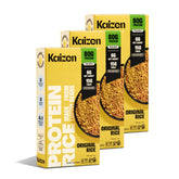 Kaizen Low Carb Keto Rice pack of 3 with convenient portions for keto meals.