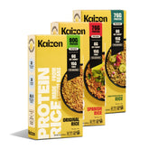 Kaizen Rice Original bowl showing a low-carb, high-protein meal