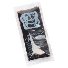 Kari-Out Co soy sauce packets side view show compact, portable flavor enhancer.
