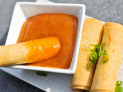 Serving-ready Kari-Out Duck Sauce 8g packet ready for dine-in or takeout.