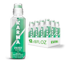 Karma Energy Drink Melon Dragonfruit bottle front view for refreshing energy