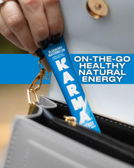 Cognizin label close-up on Karma hydration packets for mental clarity