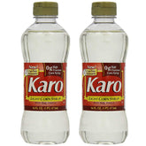 KARO Light Corn Syrup bottle front, versatile for baking and glazes.