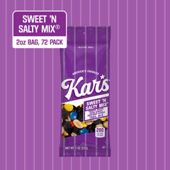Kar's gluten-free trail mix close-up with roasted peanuts and raisins