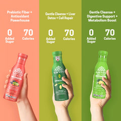 Karviva Pure juice bottle featuring aloe and kale for hydration and greens