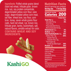 Kashi GO Original crispy squares with fiber-rich crunch