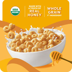 Kashi Honey Toasted box front highlighting organic and vegetarian