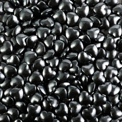 Kasvan Black Heart Sprinkles pearl candies ideal for cupcakes and ice cream