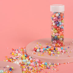 Kasvan mixed pearl sugar sprinkles cake decoration for colorful treats.