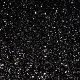 KASVAN black sanding sugar bottle adds dramatic sparkle to desserts