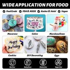 KATSPRO edible markers enabling detailed cookie decorating and doodling.
