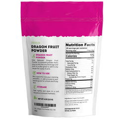 Kate Naturals Dragon Fruit Powder packaging demonstrates resealability for freshness and convenience.