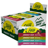 Kate's Real Food variety-pack box front, ideal for on-the-go energy.
