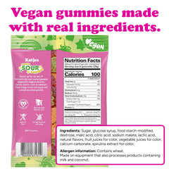 Katjes Vegan Sour Gummies unicorn shapes, a fun birthday or movie-night treat.