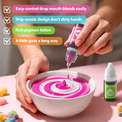 KATSPRO cherry red gel drops for bold icing details and holiday treats