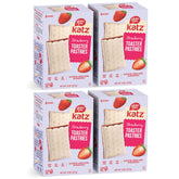 Katz Gluten Free Strawberry Toaster Pastries pack for quick on-the-go snacking.