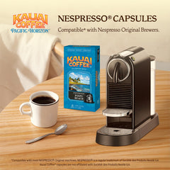 Kauai Coffee aluminum espresso capsule supports sustainable packaging and freshness.