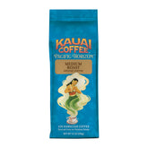 Kauai Coffee Ground Koloa Estate 10oz, steaming cup for a bright morning ritual.