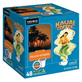 Kauai Coffee Island Sunrise K-Cup front view for a smooth morning brew.