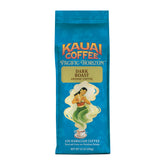 Kauai Coffee Koloa Estate ground coffee bag with premium packaging.